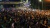 Protesta në Sheshin e Heronjve në Tbilisi më 14 maj 2024. 
