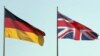 Flamuri gjerman përkrah atij britanik. (Fotografi ilustruese)