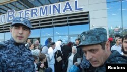 Аэропорт в Махачкале в день беспорядков. 2023 год