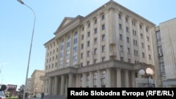 Новата зграда на Кривичен суд во Скопје. 