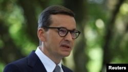 Полскиот премиер Матеуш Моравјецки 