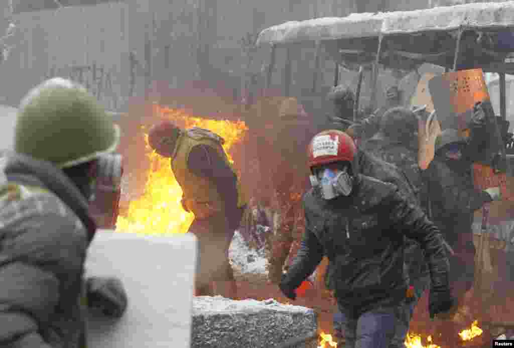 Kijev, 22. januar 2014. Foto: REUTERS / Gleb Garanich 