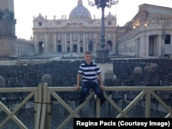 Vasile Severin la Vatican, în septembrie 2013.