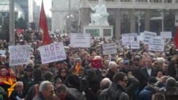 Борците со февруарски поход на плоштад 