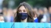 Младо момиче по време на протест в София. Снимката е илюстративна. 