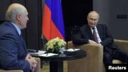 Путин и Лукашенко в Сочи
