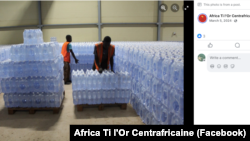 În fotografii postate pe rețele de Africa Ti L'Or apar peturi cu Crystal Water care sunt depozitate în fabrica producătorului de bere.