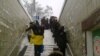 «Смуга перешкод» у підземному переході біля станції метро Дорогожичі у Києві