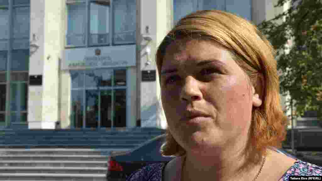 Ana Turtureanu învățătoare în satul Chișcăreni, Sângerei