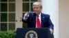 Președintele american Donald Trump la conferința de presă de la Casa Albă.