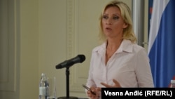 Zëdhënësja e Ministrisë së Jashtme të Rusisë, Maria Zakharova.