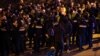 Polițiștii din Tbilisi au arestat mai mulți protestatari pe 2 februarie.