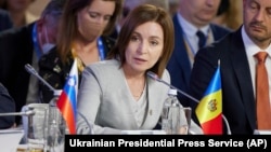 Președintele Republicii Moldova, Maia Sandu, la forumul „Platforma Crimeea”, de la Kiev, 23 august 2021