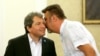 Председателят на парламентарната група на "Има такъв народ" Тошко Йорданов и депутатът Филип Станев