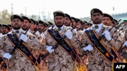 EU lawmakers adopted a nonbinding resolution in January calling for Iran's Islamic Revolutionary Guard Corps to be put on the bloc's terrorist list. (file photo)