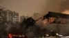 Пожар в библиотеке ИНИОН. Москва, 30.01.2015