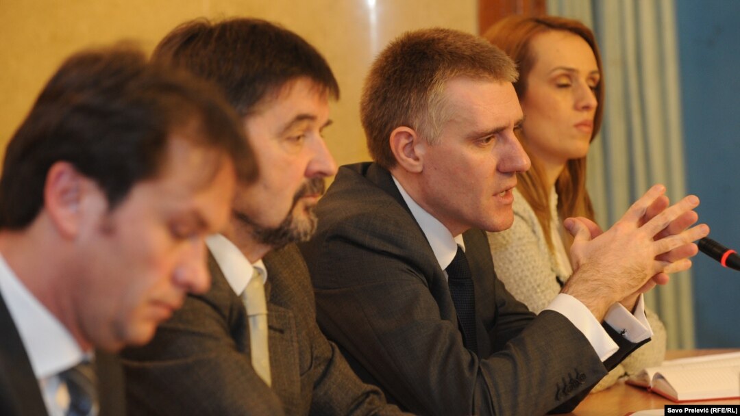 Raško Konjević, Miodrag Vuković i Igor Lukšić pred Odborom za međunarodne odnose