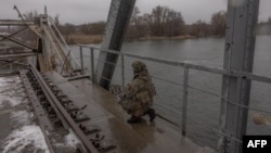 Ukraine has relied on the Oskil River for a natural defensive structure against Russian forces in the Kharkiv Region. Russia found a way to go under the river. (file photo)
