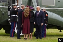 Prințul și prințesa de Wales i-au întâmpinat pe președintele Donald Trump și pe prima doamnă Melania Trump la Castelul Windsor - miercuri, 17 septembrie 2025.