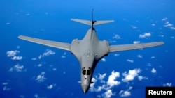 U vazduhoplovnoj bazi "Andersen" na Guamu su stacionirani bombarderi "B-1B"