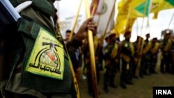 Grupi militant, Kataib Hezbollah, që mbështetet nga Irani. Fotografi nga arkivi.