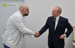 Денис Проценко и Владимир Путин