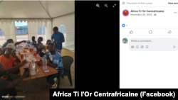În această postare pe Facebook, putem vedea sticle de Crystal Water filmate în timpul unui tur de prezentare a fabricii de îmbuteliere Africa Ti L'Or, în noiembrie 2023.