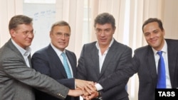 Владимир Рыжков, Михаил Касьянов, Борис Немцов, Владимир Милов