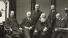 Члены Совета Императорского исторического музея. Начало 1900 годов. Слева направо сидят:А.И.Станкевич, А.В.Орешников, И.Е.Забелин, Н.С.Щербатов. Стоят: В.И.Сизов, В.Н.Щепкин. Традиции, заложенные основателями музея, живы и поныне