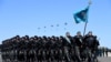 Военный парад в Отаре в Жамбылской области. 2018 год