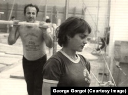 Comăneci George Gorgoi román edzővel