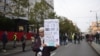 Serbia -- Group Do not let Belgrade drown protest "Against state crime" in front of the Republic Public Prosecutor's Office in Belgrade, October 16, 2021.