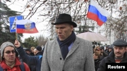 Nikolai Valujev, poslanik u ruskoj Dumi u Sevastopolju 27. februar 2014