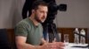 Presidenti i Ukrainës, Volodymyr Zelensky, gjatë një takimi me përfaqësues të mediave, në Kiev. 16 nëntor, 2022.