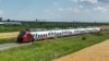 O garnitură electrică produsă de Alstom, model Coradia Stream. Imagine de arhivă.