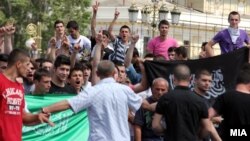 Архивска фотографија: Протести на Албанци во Скопје.