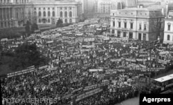 21 decembrie 1989, București - ultimul discurs al lui Nicolae Ceaușescu. Evenimentele violente au început în urma acestuia.