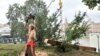 Активистка группы FEMEN. Киев, 17 августа