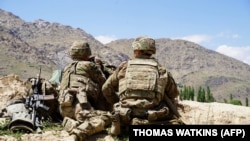 Ushtarë amerikan në provincën Wardak, Afganistan.