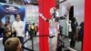 Un robot prezentat la Expoziția și Forumul Internațional „Rusia”, desfășurată la Moscova în noiembrie 2023.