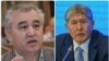 Kyrgyz opposition leader Omurbek Tekebaev (left) and President Almazbek Atambaev had enjoyed cordial relations until last summer. (file photo)