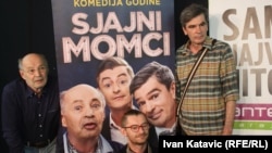 Glumci Mustafa Nadarević, Moamer Kasumović i Senad Bašić