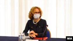 Министерката за одбрана Радмила Шекеринска.
