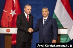 Recep Tayyip Erdogan és Orbán Viktor