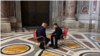 Donald Trump și Volodimir Zelensky la Roma, la funeraliile Papei Francisc - 26 aprilie 2025.