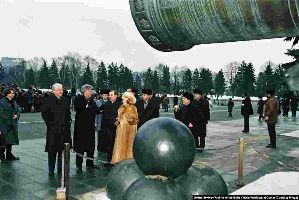 Елцин и Клинтон во Кремљ во јануари 1994 година.