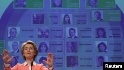 Președinta desemnată a Comisiei Europene, Ursula von der Leyen își prezintă noua comisiei, Bruxelles, 10 septembrie 2019