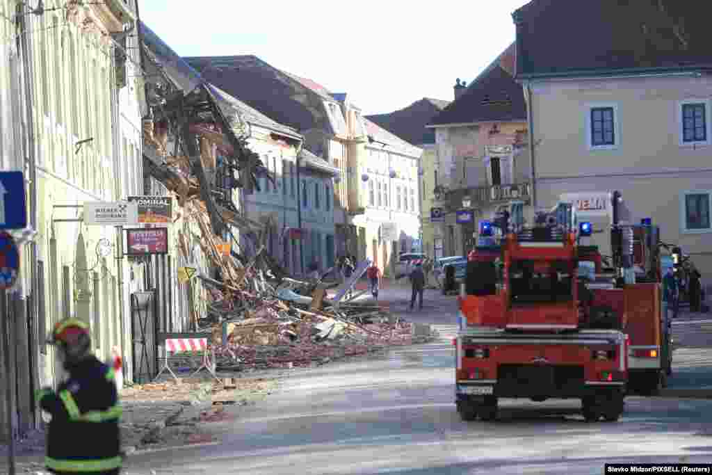 Petrinja pas tërmetit më 29 dhjetor &nbsp;