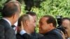 Vlagyimir Putyin és Silvio Berlusconi 2009. augusztus 6-án Ankarában