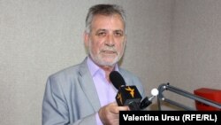 Tudor Deliu în studioul Europei Libere